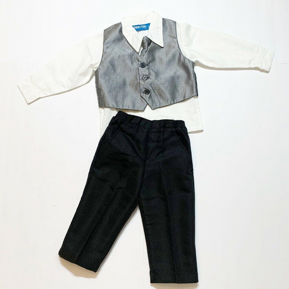 Andrew Fezza Boy’s Pin Stripe Suit 18mos